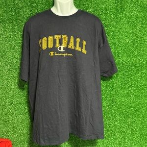 Champion Navy Short Sleeve Tee with Bold Graphics